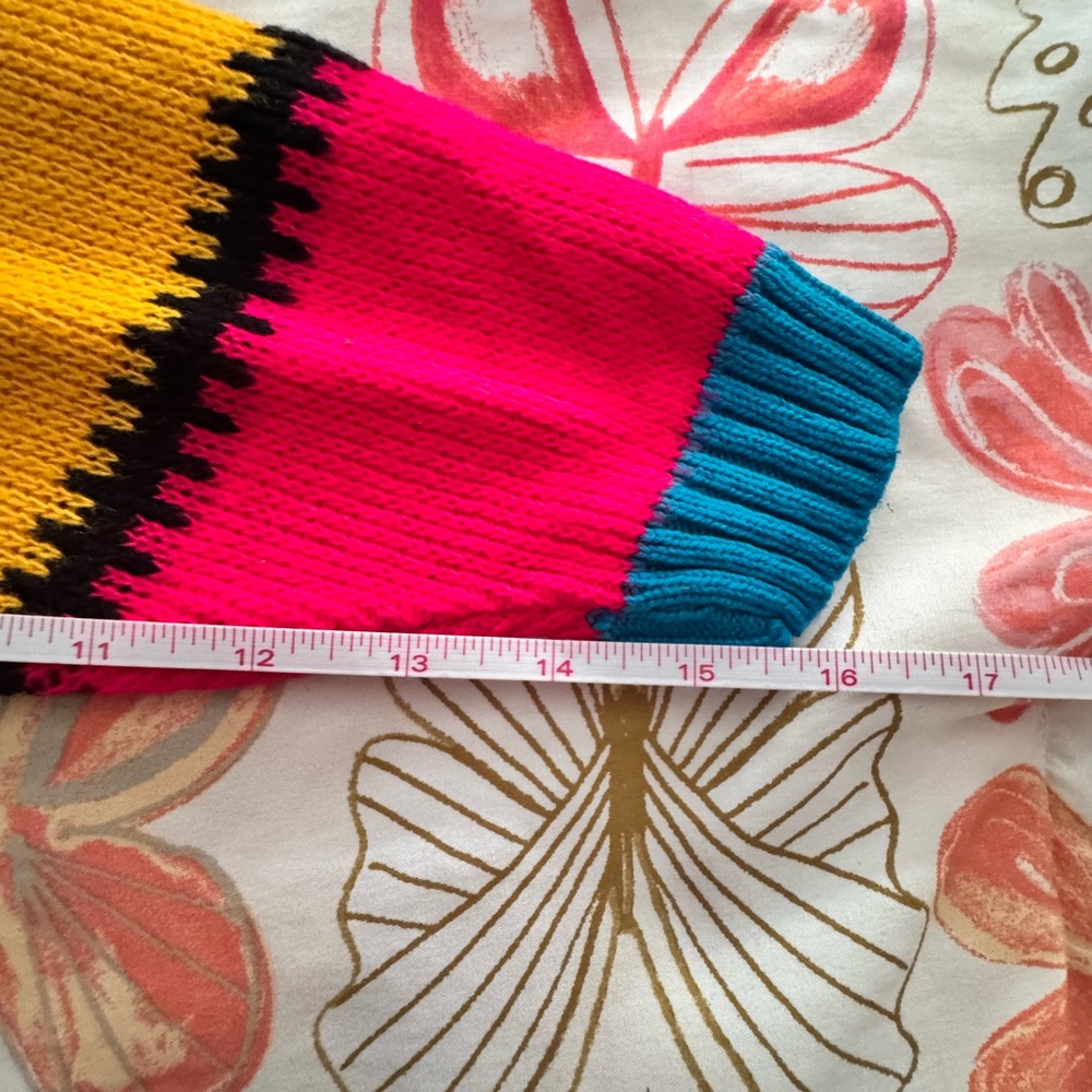 Colorful Patchwork Sweater - Picture 4 of 10